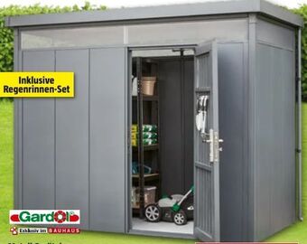Bauhaus Metall gerätehaus pureline Angebot