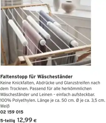 Tchibo Eduscho Faltenstopp für Wäscheständer Angebot