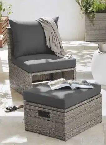 Tchibo Eduscho Lounge-Sessel Thore mit Ausziehfunktion Angebot