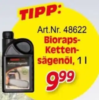 Zgonc Bioraps-Kettensägenöl 1 l Angebot