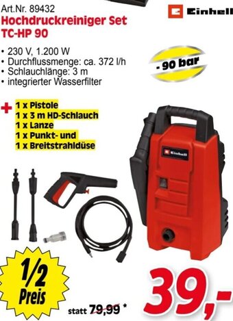 Zgonc Hochdruckreiniger Set TC-HP 90 Angebot