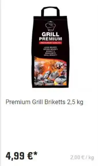OBI Premium Grill Briketts 2.5 Angebot