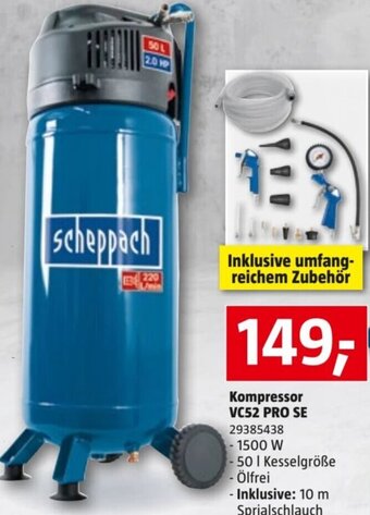 Bauhaus Kompressor VC52 Pro SE Angebot