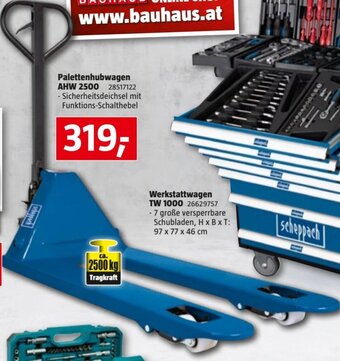 Bauhaus Palettenhubwagen AHW 2500 Angebot