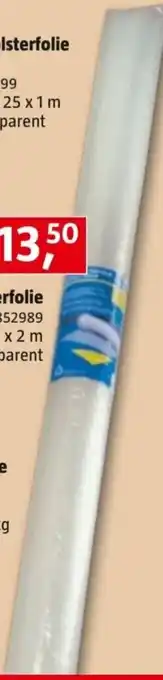 Bauhaus Luftpolsterfolie 5 x 2 m Angebot
