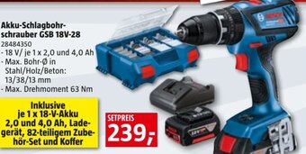 Bauhaus Akku-Schlagbohrschrauber GSB 18V-28 Angebot