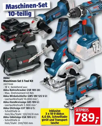 Bauhaus Akku-Maschinen-Set 10 teilig Angebot
