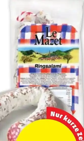PENNY Le Mazet Französische Ringsalami 300 Gramm Angebot
