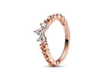 Königlicher wirbel diadem-ring