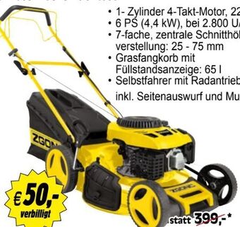 Zgonc Benzin-rasenmäher md 531 Angebot