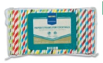 Metro Trinkhalme papier Angebot