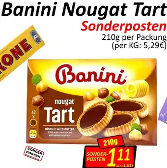 Wurstico Banini Nougat Tart 210g Angebot