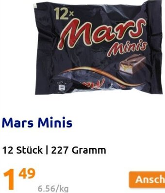 Action Mars Minis 227 Gramm Angebot