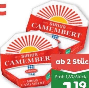 ADEG Sirius Camembert 100 g Angebot