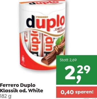 ADEG Ferrero Duplo Klassik od. White 182 g Angebot