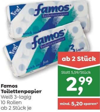 ADEG Famos Toilettenpapier Angebot