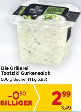 Billa Die Grillerei Tzatziki Gurkensalat 500 g Angebot