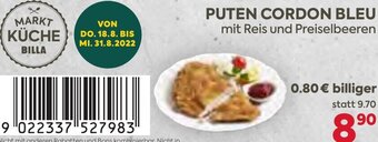 Billa Puten Cordon Bleu Angebot