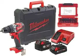 Let's Do It Baumarkt Akku-schlagbohrschrauber-set m18cblpd-422c+bit set 32tlg. Angebot