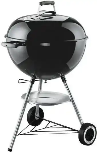 Let's Do It Baumarkt Holzkohlegrill classic kettle 57cm, black Angebot