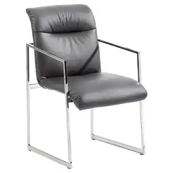 XXXLutz Armlehnstuhl in edelstahl echtleder pigmentiert Angebot