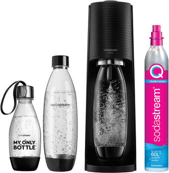 Media Markt Sodastream terra wassersprudler vorteilspack, 3 flaschen, schwarz Angebot