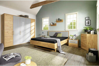 XXXLutz Schlafzimmer 180/200 cm in eichefarben Angebot