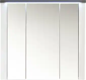 Mömax Spiegelschrank in braun/ weiss 'antwerpen' mit led Angebot