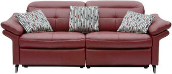XXXLutz Sofa in echtleder weinrot Angebot