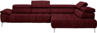 XXXLutz Ecksofa in chenille rot, bordeaux Angebot