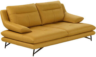 XXXLutz Sofa in echtleder currygelb Angebot