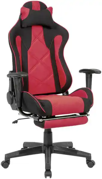 XXXLutz Gamingstuhl in webstoff rot, schwarz Angebot