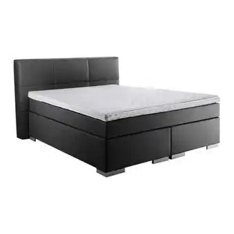 XXXLutz Boxspringbett 'modern premium' 140/200 cm in schwarz Angebot