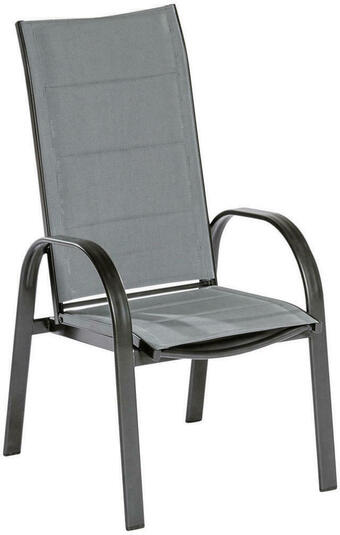 XXXLutz Gartensessel in metall, textil graphitfarben, grau Angebot