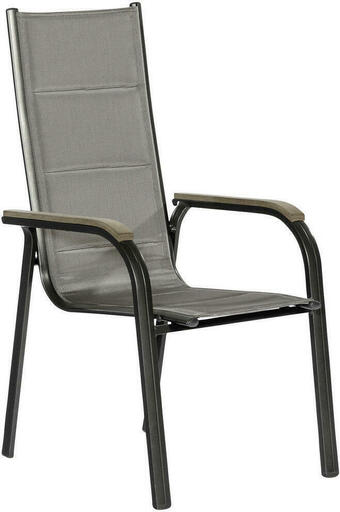 XXXLutz Stapelsessel in metall, textil braun, graphitfarben Angebot