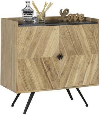 XXXLutz Bar in schwarz, akaziefarben Angebot