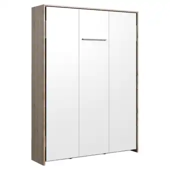 XXXLutz Schrankbett in weiss/eiche- 140/200 cm in Angebot