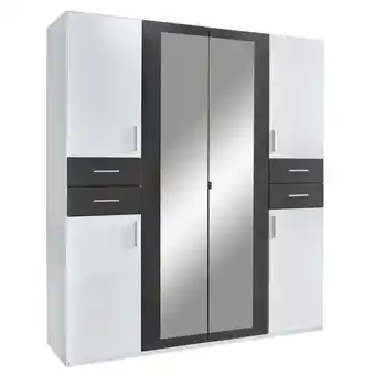 XXXLutz Kleiderschrank in graphitfarben, weiß Angebot