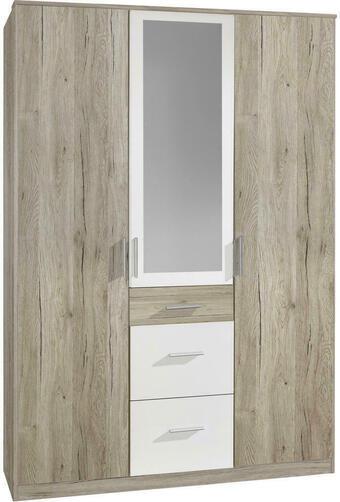 XXXLutz Kleiderschrank in weiß, eiche san remo Angebot