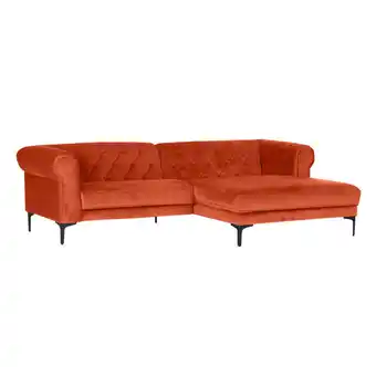 XXXLutz Ecksofa in samt rostfarben Angebot