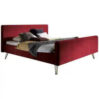 XXXLutz Polsterbett 140/200 cm in weinrot Angebot