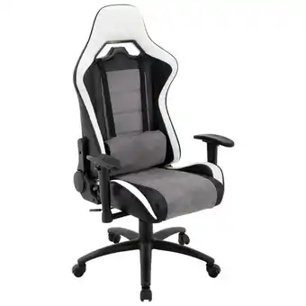 XXXLutz Gamingstuhl in lederlook, mikrofaser grau, schwarz, weiß Angebot