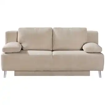 XXXLutz Schlafsofa in kord creme Angebot