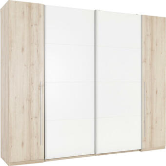 XXXLutz Kleiderschrank in weiß, buchefarben Angebot