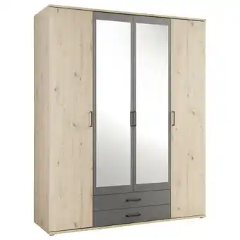 XXXLutz Kleiderschrank in anthrazit, eichefarben Angebot