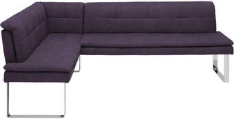 XXXLutz Eckbank 174/213 cm in chromfarben, violett Angebot