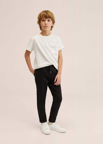Mango Jeans mit stretchbund und kordel Angebot