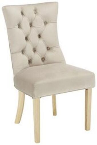 Mömax Stuhl aus samt in taupe Angebot