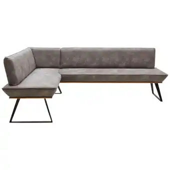 XXXLutz Eckbank 183/203 cm in schwarz, eichefarben, graubraun Angebot