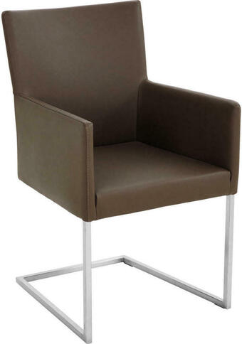 XXXLutz Armlehnstuhl in edelstahl echtleder pigmentiert Angebot